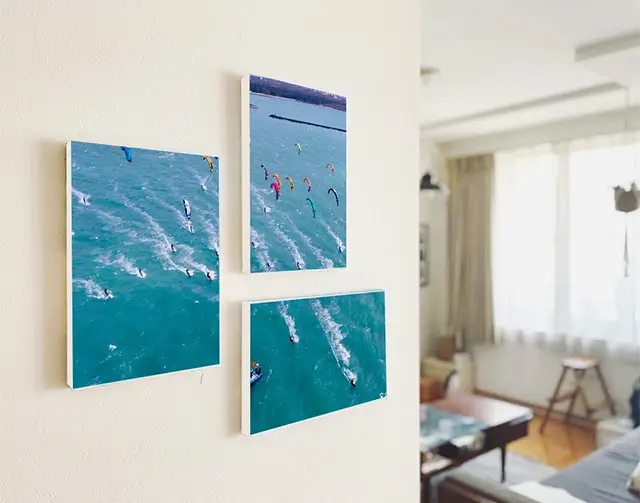 浪花飛翔無框畫-3尺寸1組