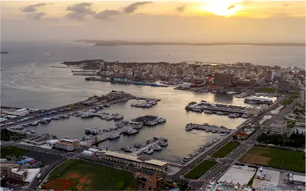 菊島澎湖碼頭餘暉